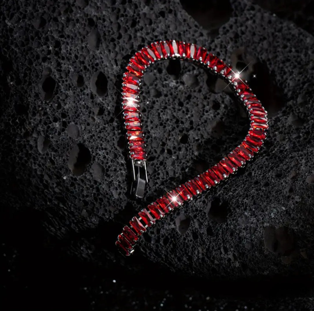 RED DROP STONE BRACELET