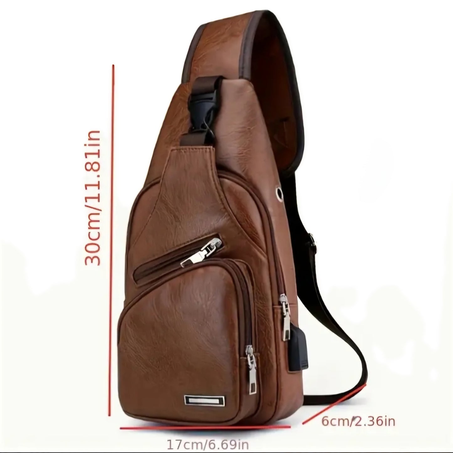 BROWN LUXURY LEATHER BAG