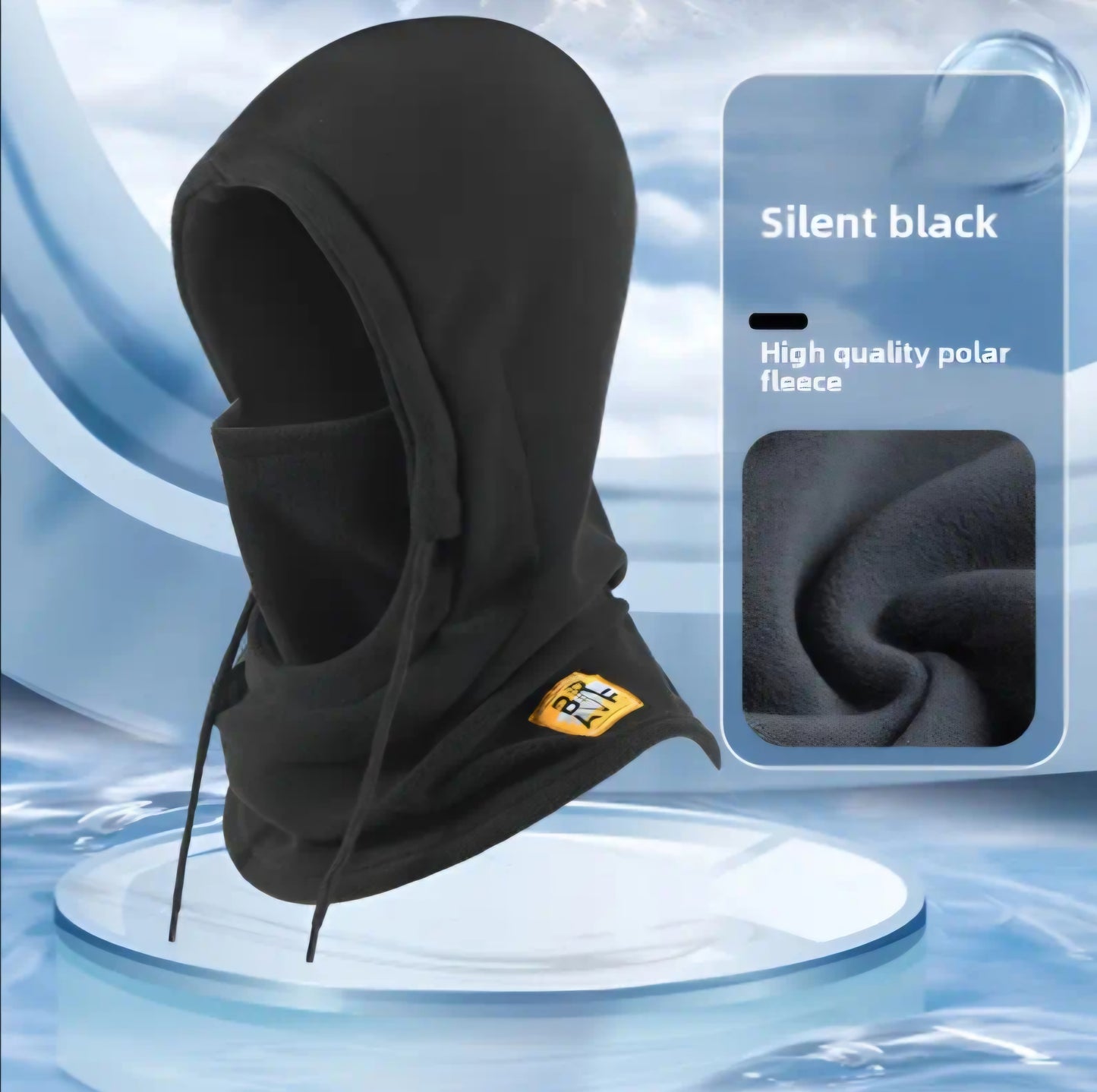 BLACK FULL COVERAGE BALACLAVA HOOD