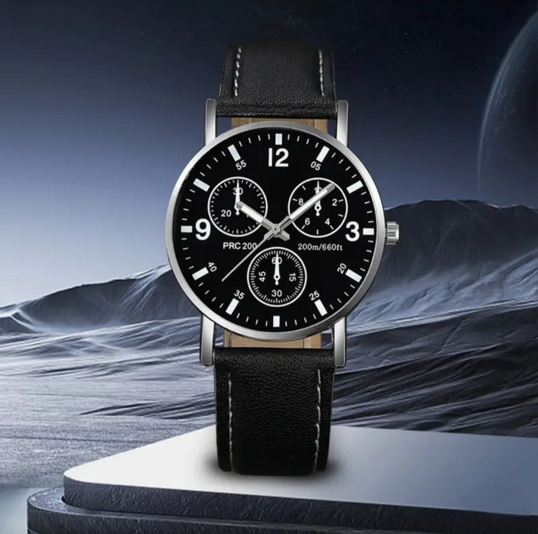 GLOW IN DARK BLACK WATCH