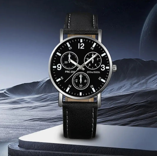 GLOW IN DARK BLACK WATCH