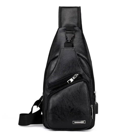 BLACK LUXURY LEATHER BAG