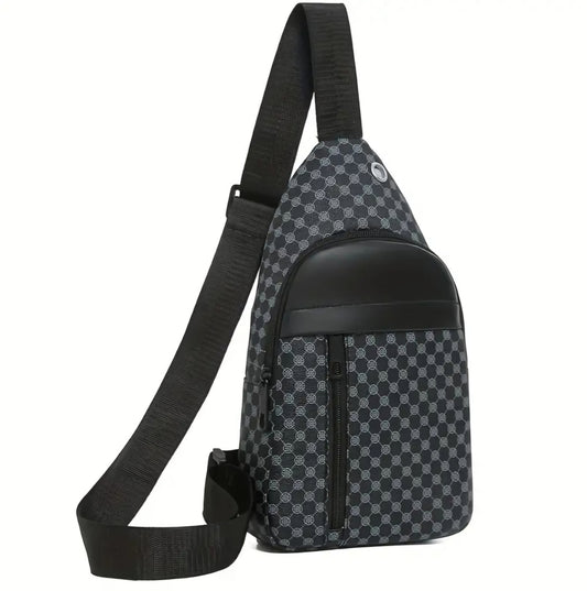 BLACK SQUARE PATCH BAG