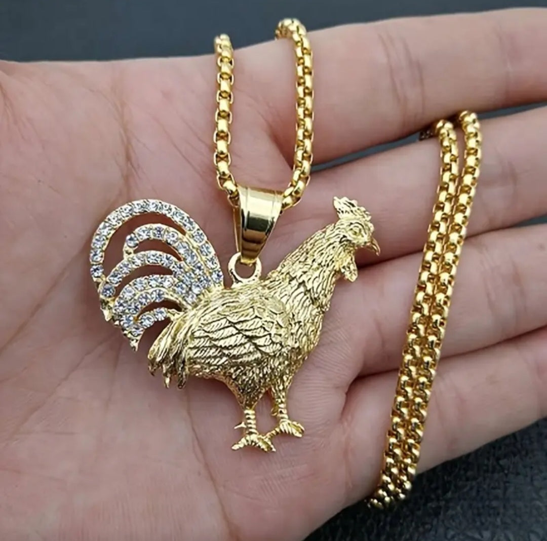 GOLDEN ROOSTER NECKLACE