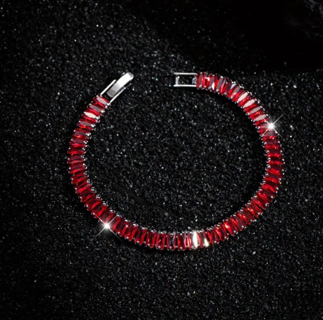 RED DROP STONE BRACELET