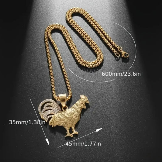 GOLDEN ROOSTER NECKLACE