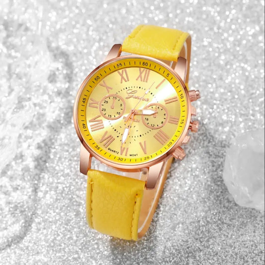 YELLOW & ROSE GOLD WATCH