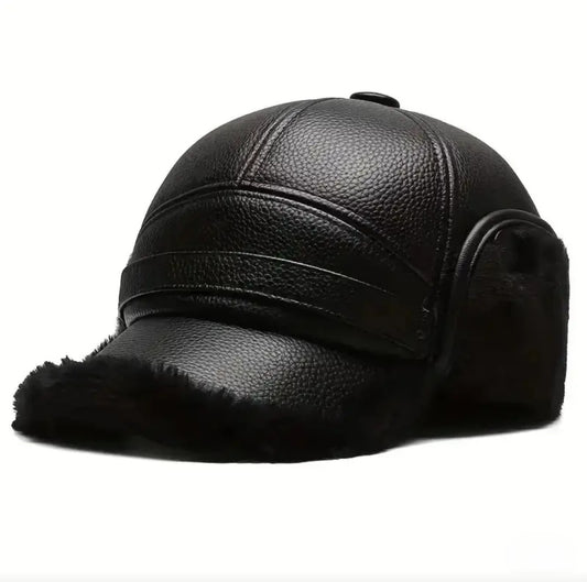 BLACK WINTER BASEBALL CAP