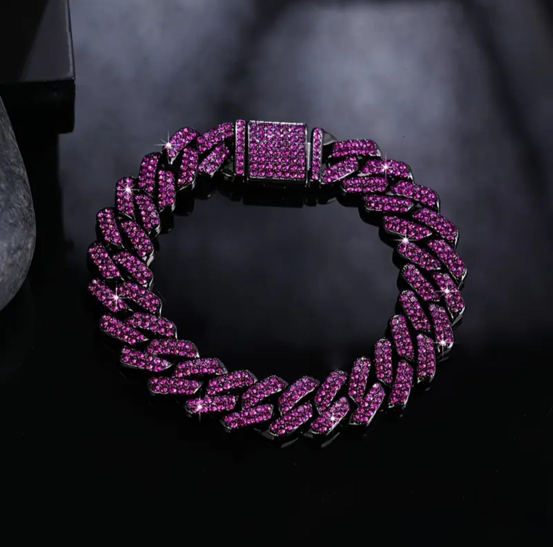 PURPLE RINGSTONE BRACELET