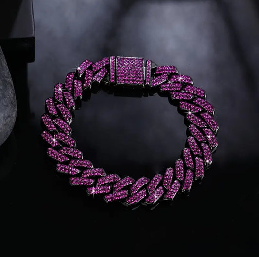 PURPLE RINGSTONE BRACELET