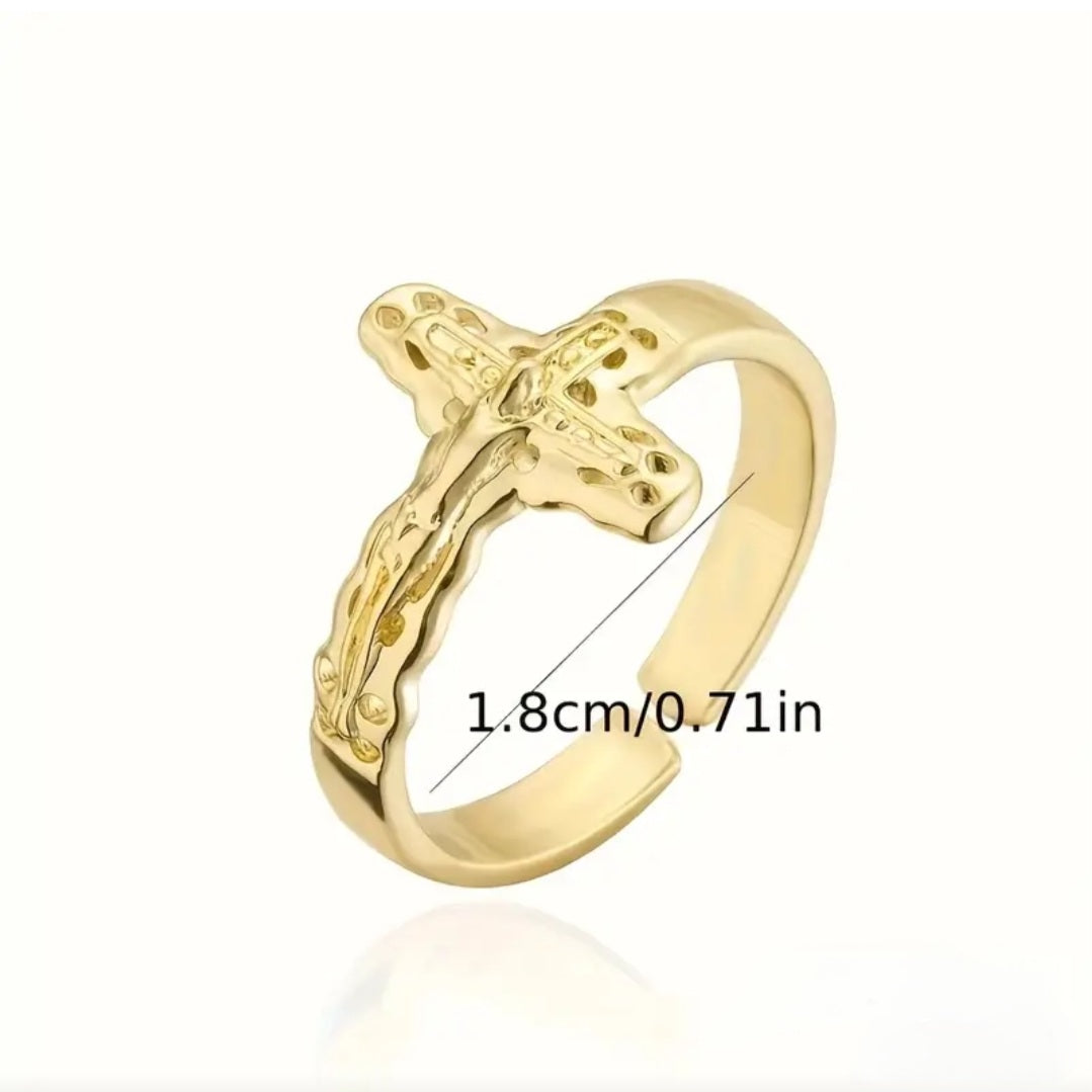 ELEGANT CROSS RING