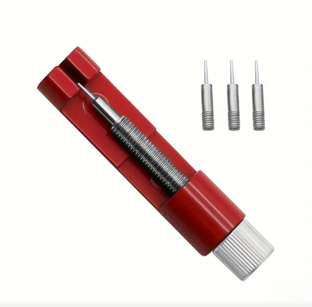 RED STAINLESS STEEL WATCH LINK REMOVER