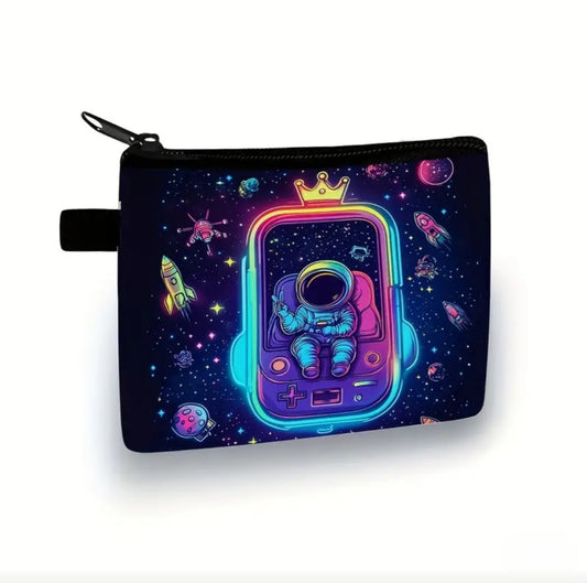 NEON ASTRONAUT PURSE
