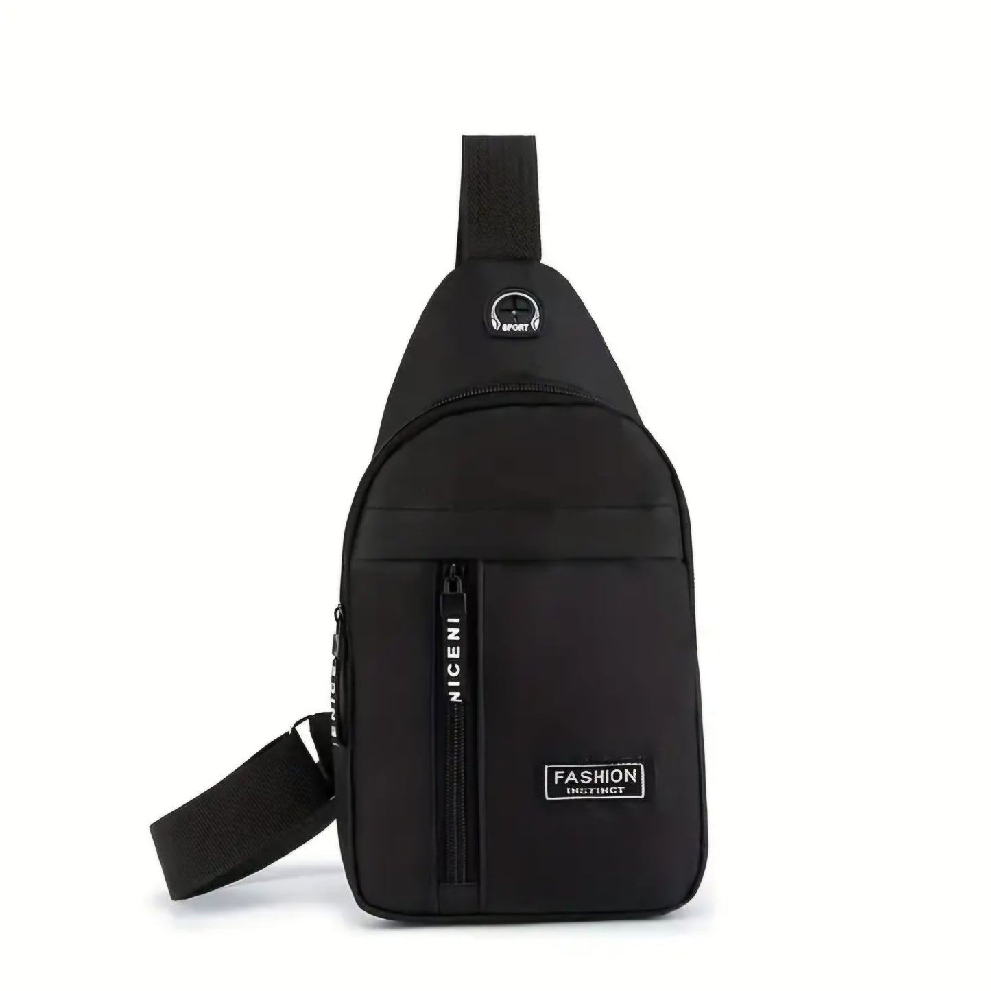 BLACK FASHION SPORTS BAG