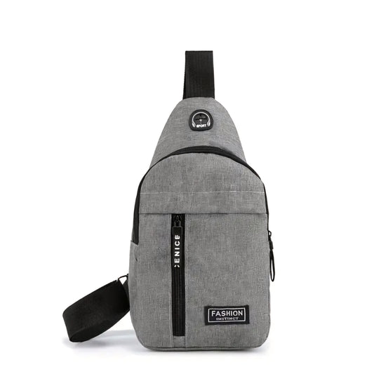 GREY FASHION SPORTS BAG