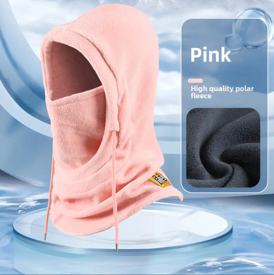PINK FULL COVERAGE BALACLAVA HOOD