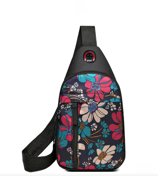 FLOWER BLOOM SPORTS BAG