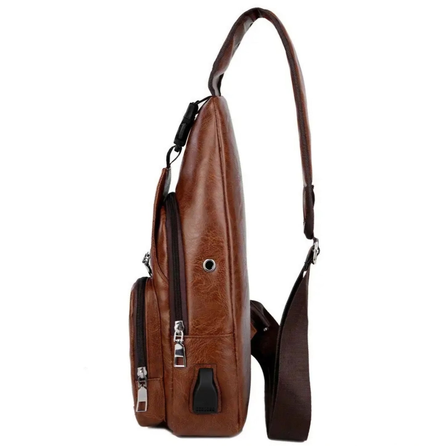 BROWN LUXURY LEATHER BAG
