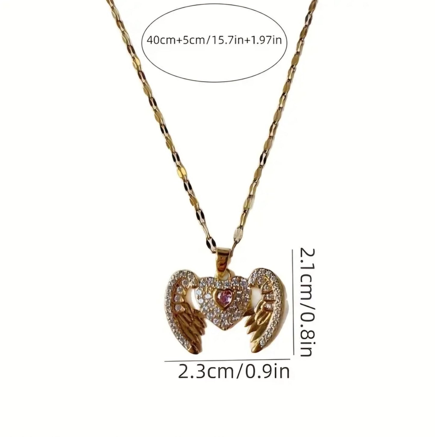 HEART & WINGS NECKLACE