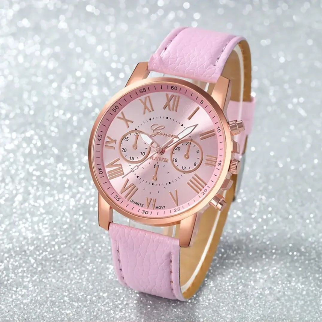 PINK & ROSE GOLD WATCH