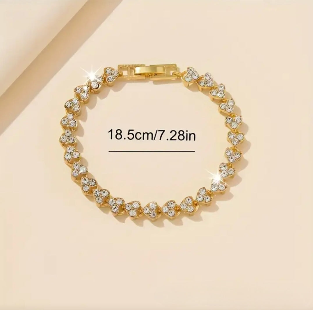 BUTTERFLY WATCH & BRACELET SET