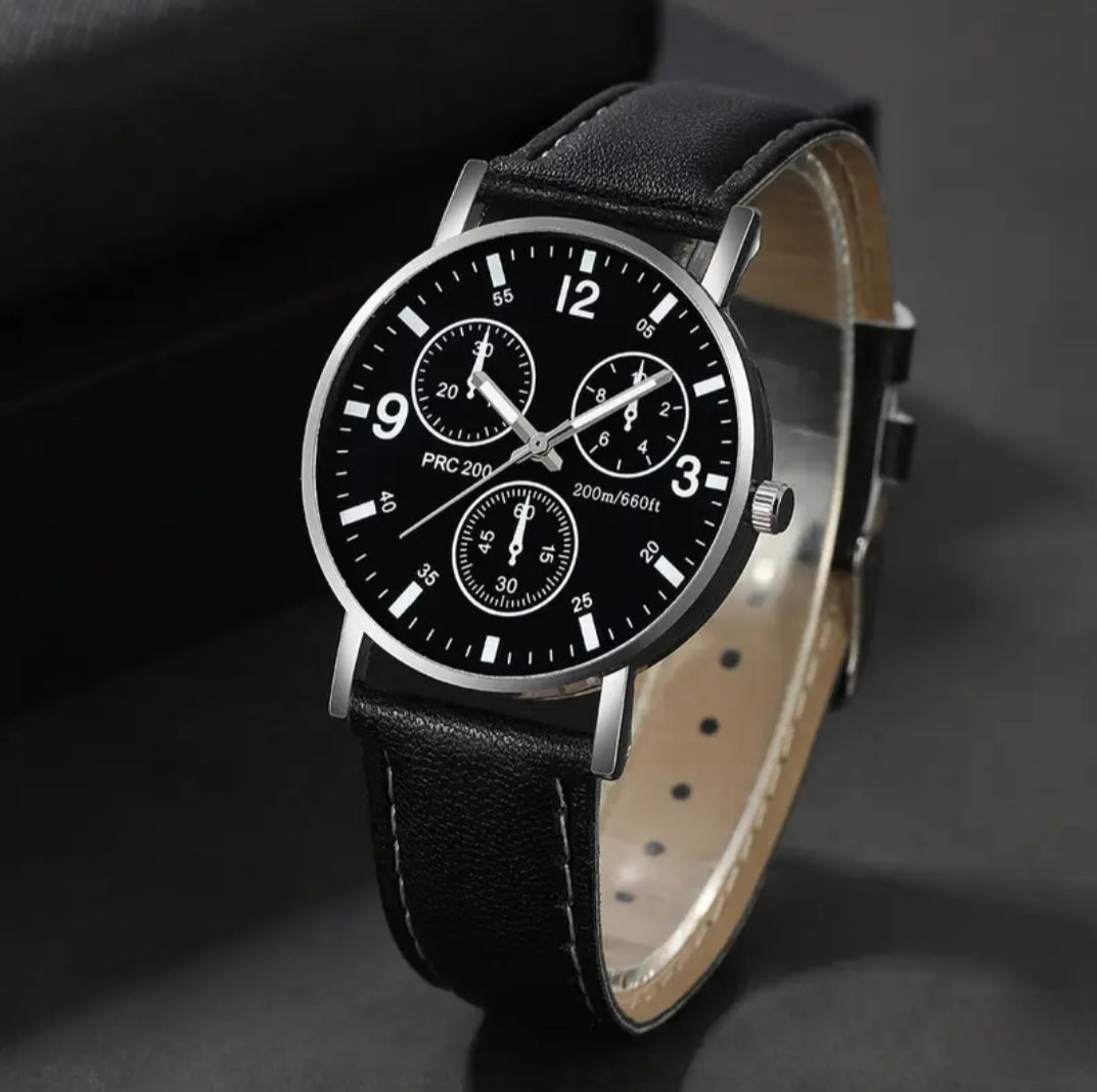 GLOW IN DARK BLACK WATCH