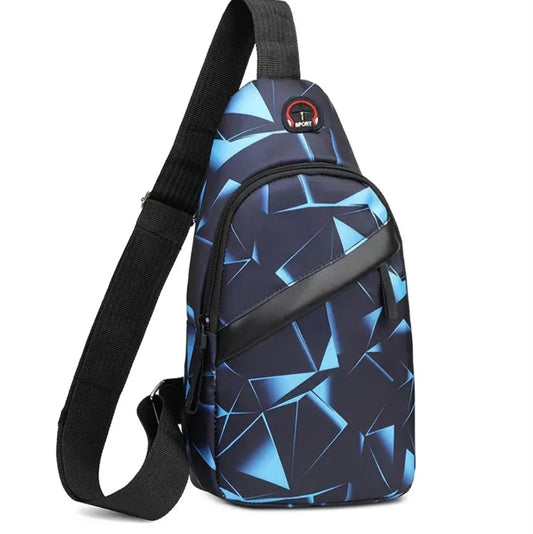 BLUE BLOCK SPORTS BAG