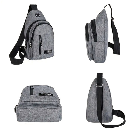 GREY FASHION SPORTS BAG